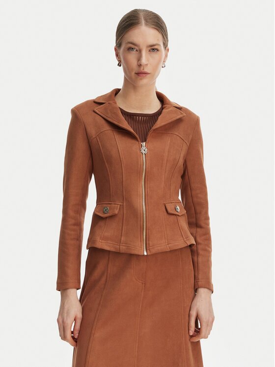 Rinascimento Яке от имитация на кожа CFC0127914003 Slim Fit