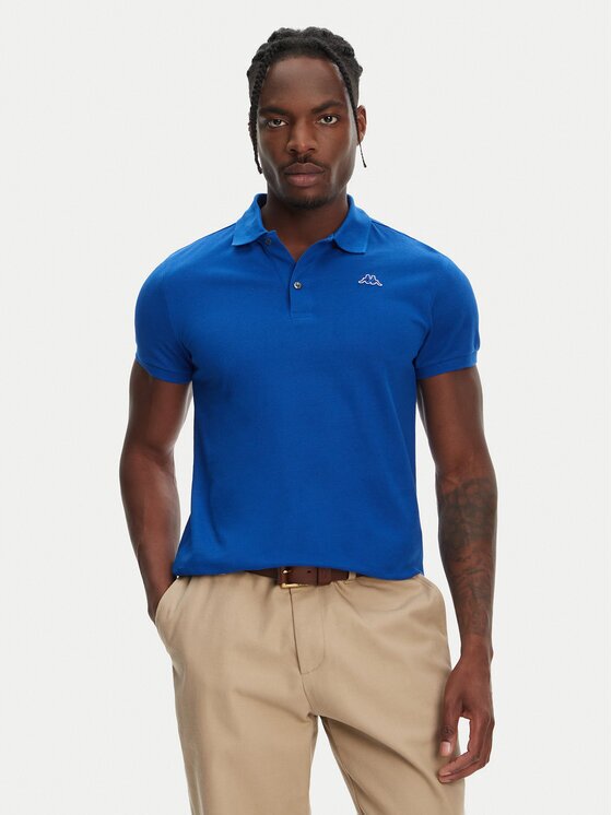 Robe Di Kappa Тениска с яка и копчета William 6006170 Slim Fit
