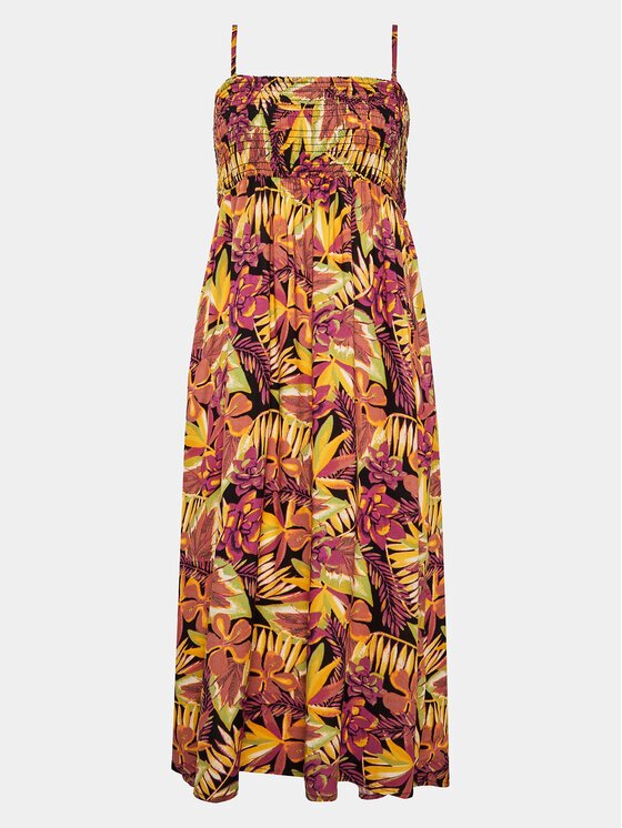 Roxy Лятна рокля Remember Sun Wvsk ERJWK03146 Slim Fit