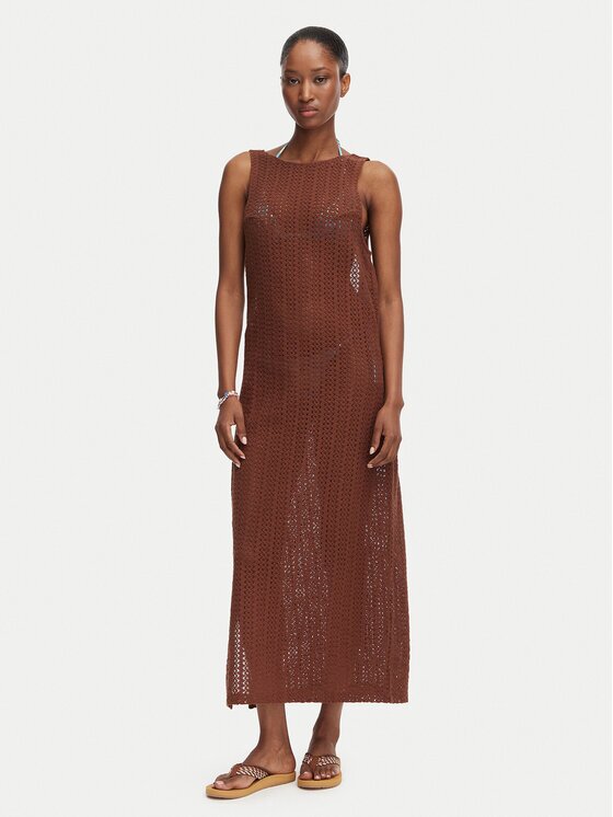 Roxy Плажна рокля Playa Mood ERJX603495 Regular Fit