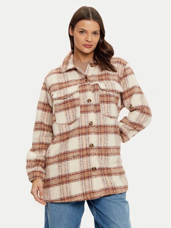 Roxy Преходно яке Check The Swell IIII ERJJK03615 Relaxed Fit