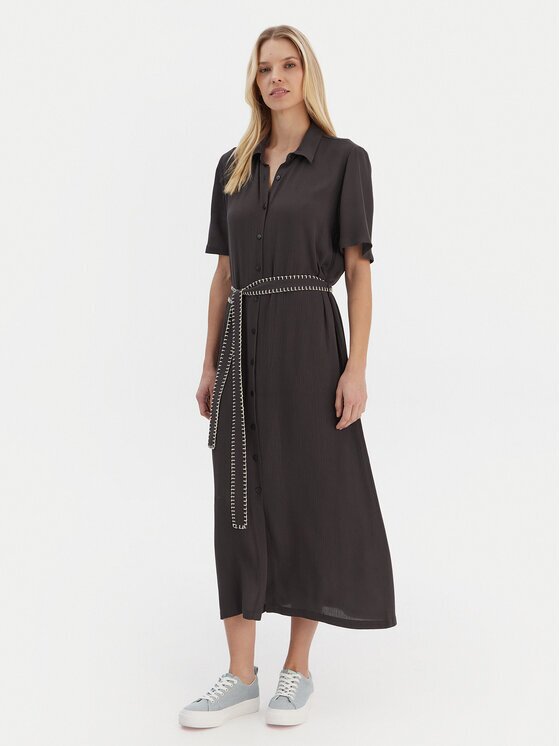 Roxy Рокля тип риза Island Escape Solid ERJWD03884 Regular Fit