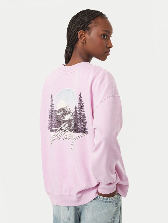 Roxy Суитшърт Lineup ERJFT05113 Oversize