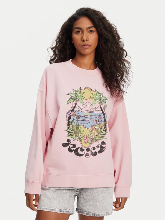 Roxy Суитшърт ERJFT04997 Relaxed Fit