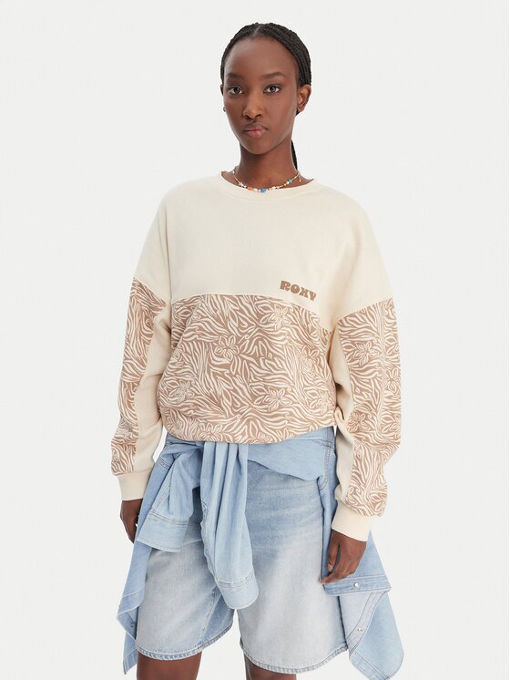 Roxy Суитшърт ERJFT05040 Relaxed Fit