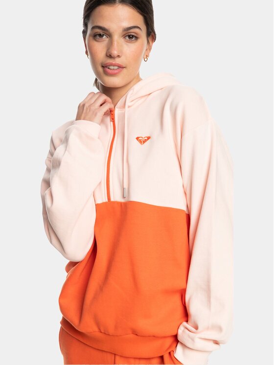 Roxy Суитшърт Ess Nrj Cbk Hoo Otlr ERJFT04673 Regular Fit