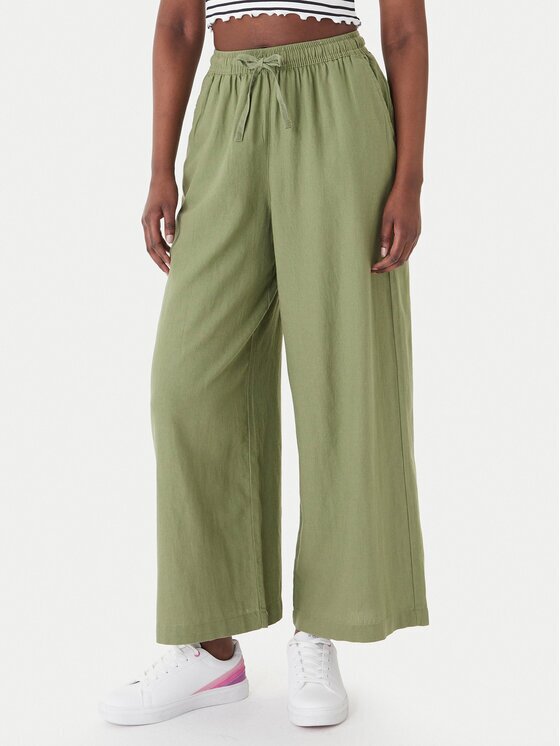 Roxy Текстилни панталони Lekeitio Break ERJNP03545 Wide Leg