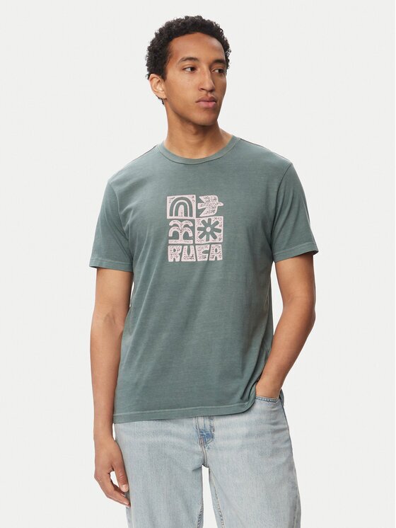 RVCA Тишърт Mosaic 23A351543 Regular Fit