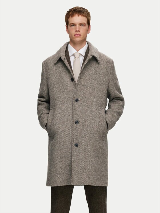 Selected Homme Вълнено палто 16089348 Regular Fit
