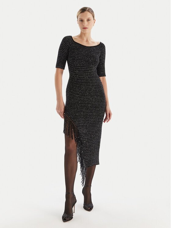 Simona Corsellini Коктейлна рокля A25CEABO5001 Slim Fit