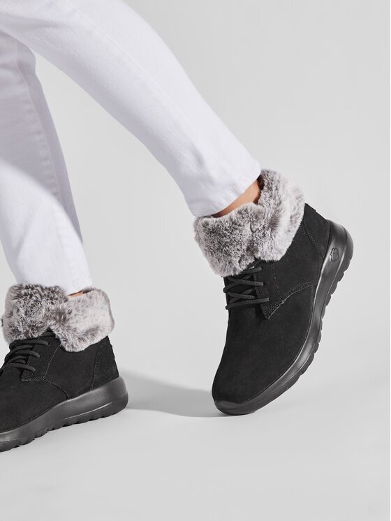 Skechers Зимни обувки On The Go Joy 144042/BKGY