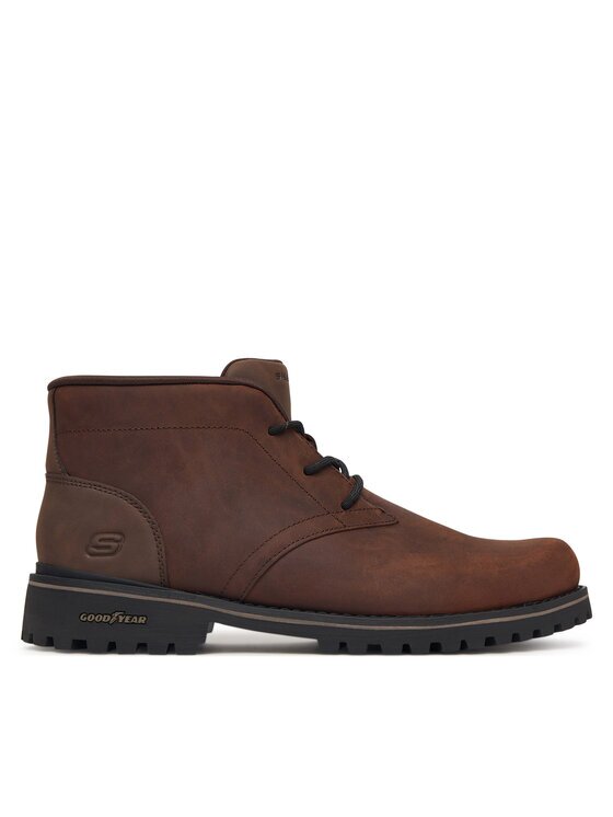 Skechers Зимни обувки Quintero - Damien 205903/DKBR