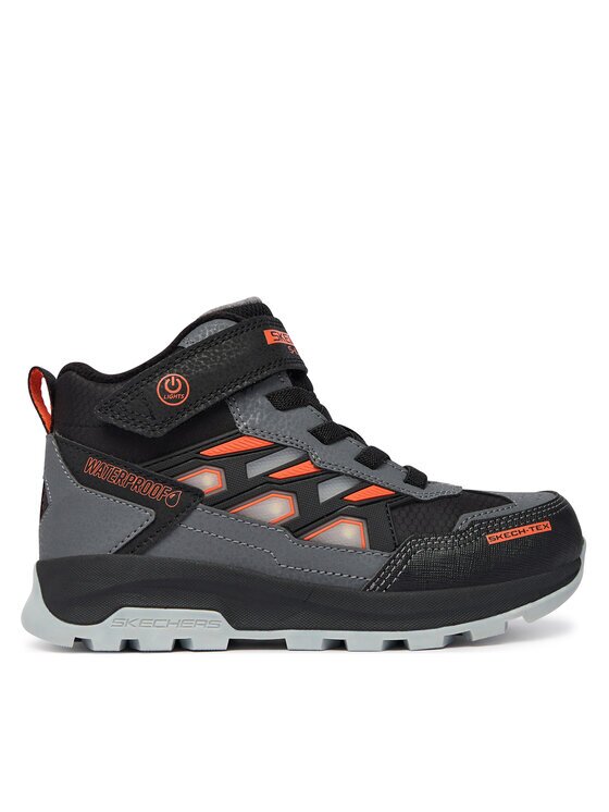 Skechers Зимни обувки S-Lights Waterproof: Storm Blazer - Glow Trail 406381L/BKOL