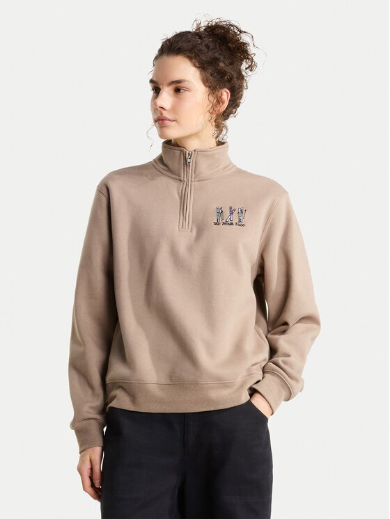 The North Face Суитшърт 1/4 Ski Embro NF0A8JAQ2H91 Relaxed Fit