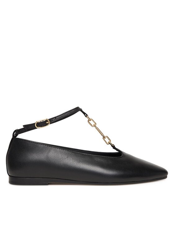Tommy Hilfiger Балеринки Th-Bar Chain Ballet FW0FW09003