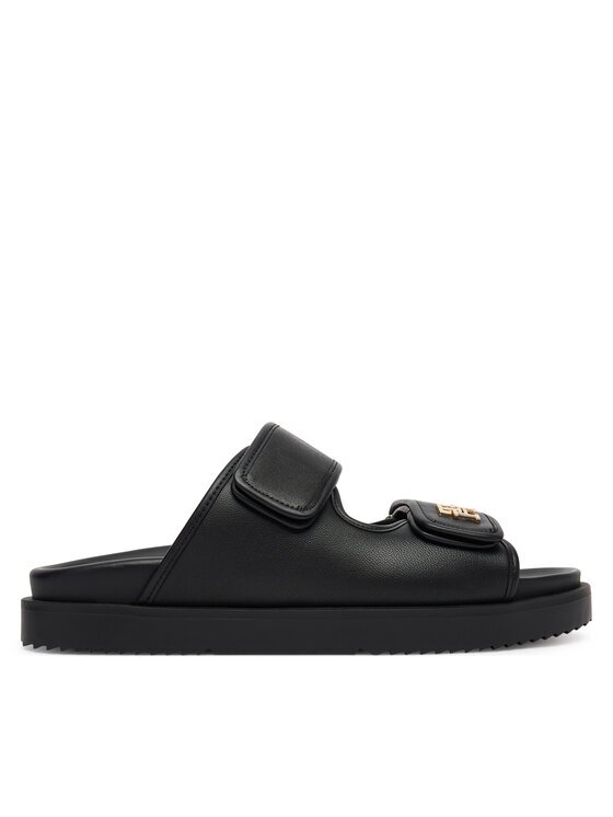 Tommy Hilfiger Чехли Double Strap Leather Sandal FW0FW09121