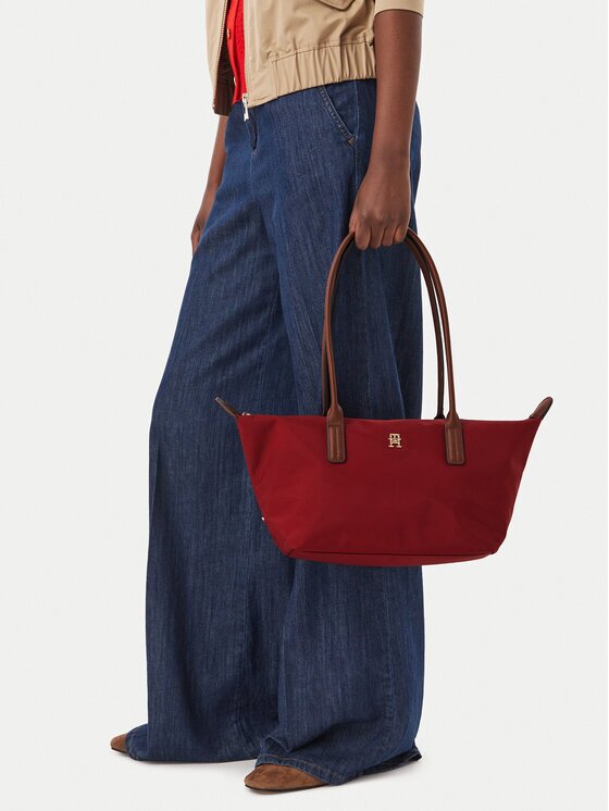 Tommy Hilfiger Дамска чанта Popette East West Tote AW0AW19211