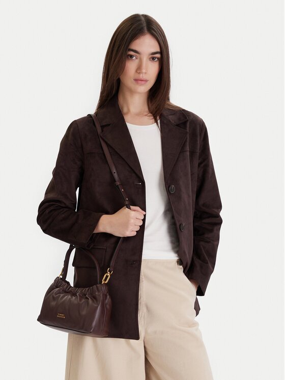 Tommy Hilfiger Дамска чанта Soft Leather Mini Crossover AW0AW18306