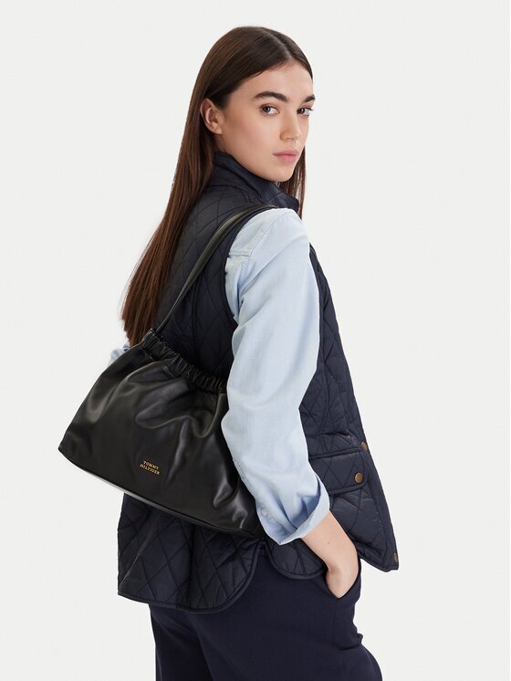 Tommy Hilfiger Дамска чанта Soft Leather Shoulder Bag AW0AW18307