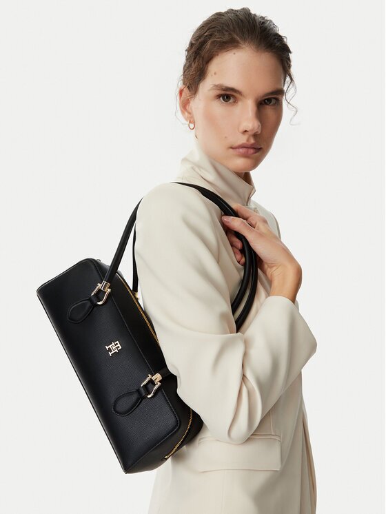Tommy Hilfiger Дамска чанта Th Grace Shoulder Bag AW0AW18748