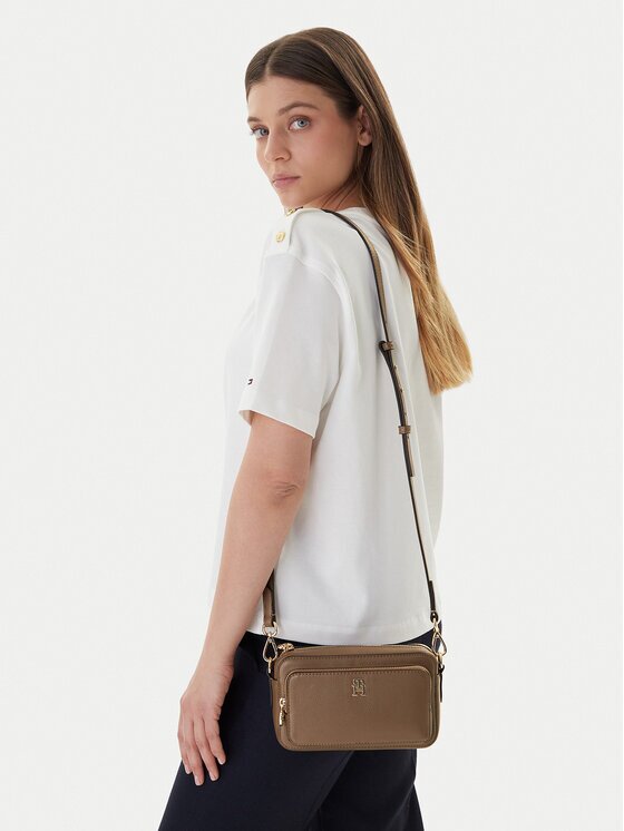 Tommy Hilfiger Дамска чанта Th Icon Camera Bag AW0AW18120