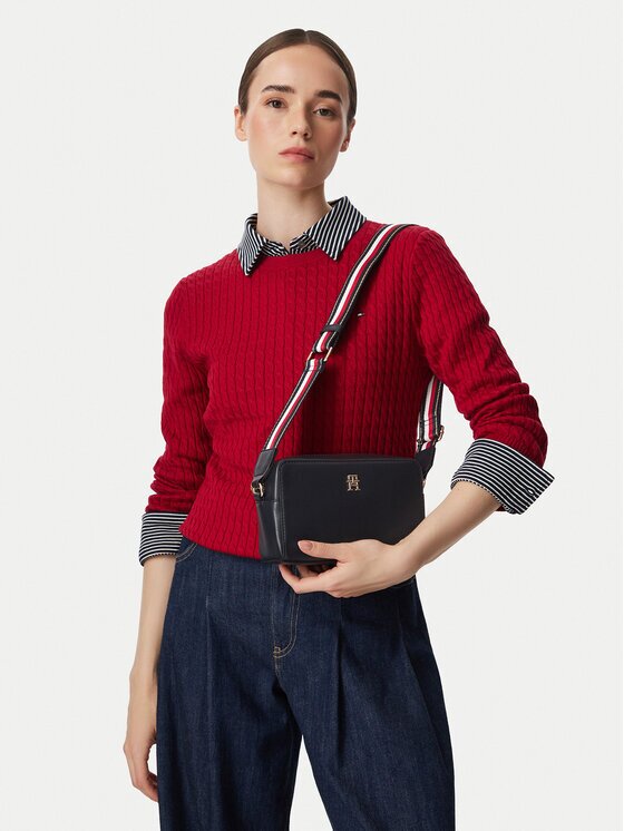 Tommy Hilfiger Дамска чанта Th Joy Camera Bag Corp AW0AW19315