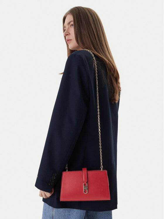 Tommy Hilfiger Дамска чанта Th Libre Chain Crossover AW0AW18614