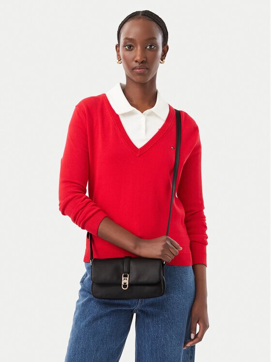 Tommy Hilfiger Дамска чанта Th Libre Mini Crossover AW0AW19198