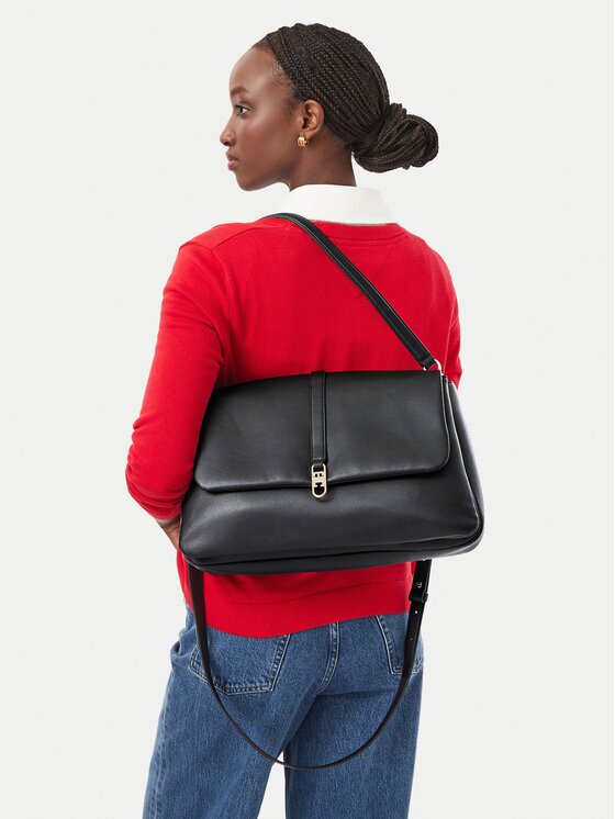Tommy Hilfiger Дамска чанта Th Libre Satchel AW0AW19197