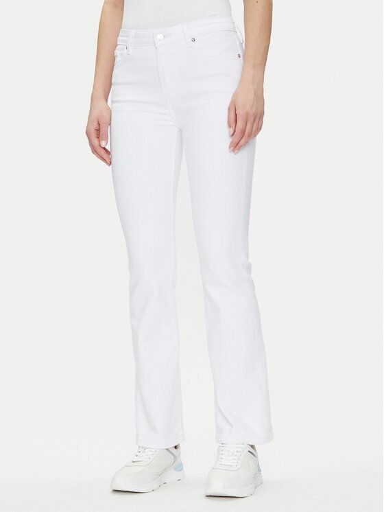 Tommy Hilfiger Дънки Bootcut Rw White WW0WW44362 Regular Fit