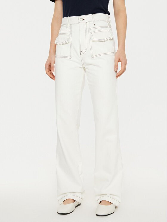 Tommy Hilfiger Дънки WW0WW43718 Екрю Relaxed Fit