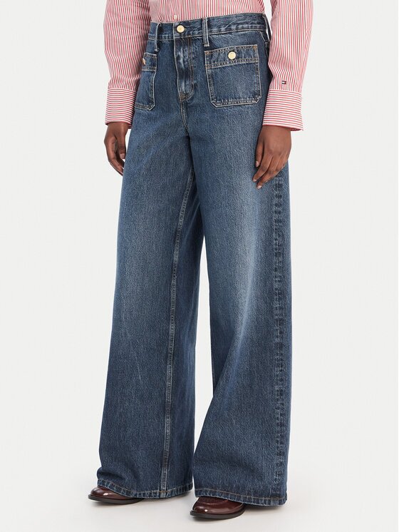 Tommy Hilfiger Дънки WW0WW49387 Wide Leg