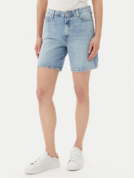 Tommy Hilfiger Дънкови шорти WW0WW45505 Светлосиньо Regular Fit