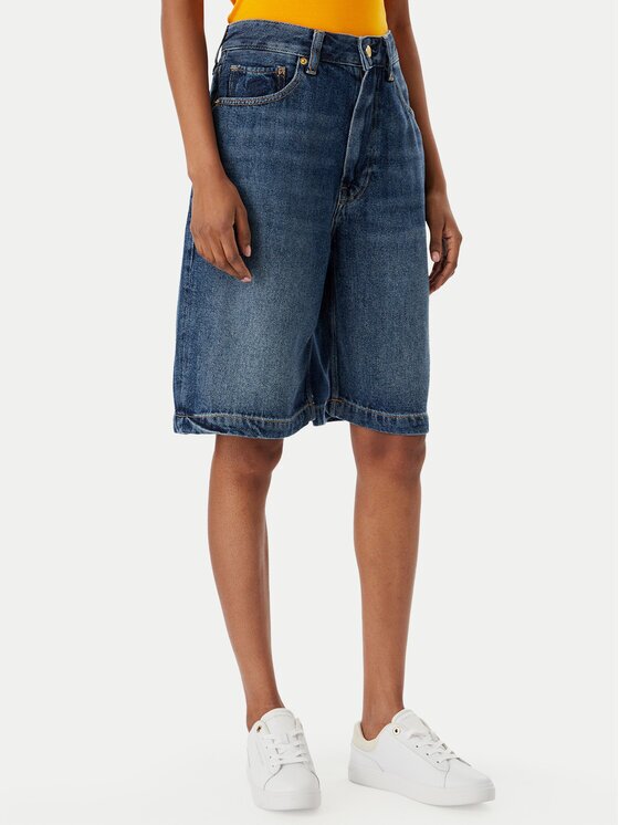 Tommy Hilfiger Дънкови шорти WW0WW48597 Relaxed Fit