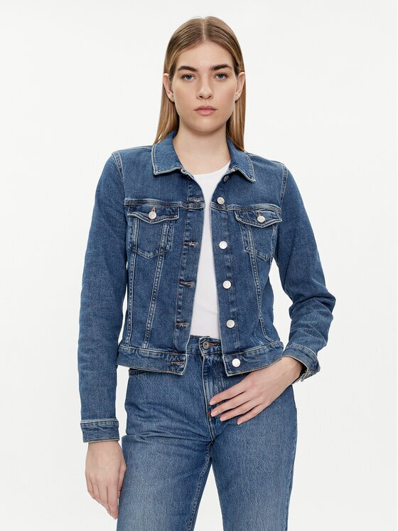 Tommy Hilfiger Дънково яке WW0WW41335 Slim Fit