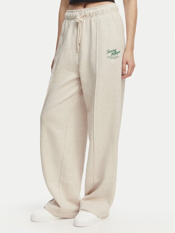Tommy Hilfiger Долнище анцуг Logo Exaggerated Seam WW0WW50783 Relaxed Fit