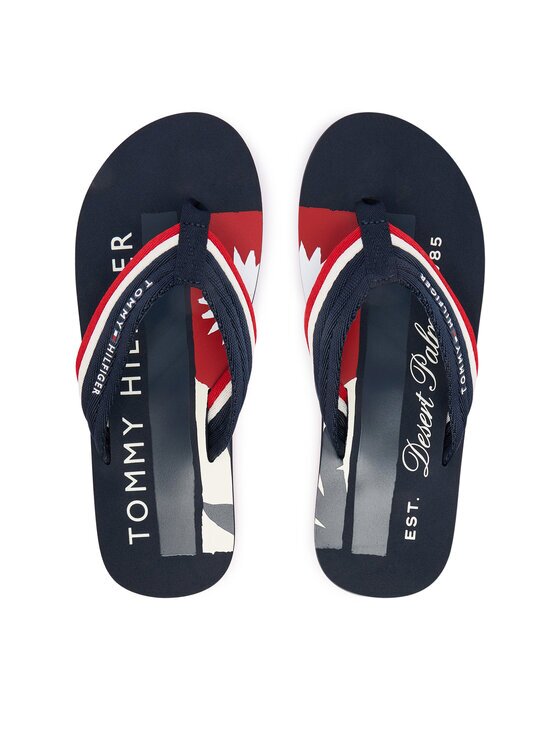Tommy Hilfiger Джапанки Patch Hilfiger Beach Sandal FM0FM05903