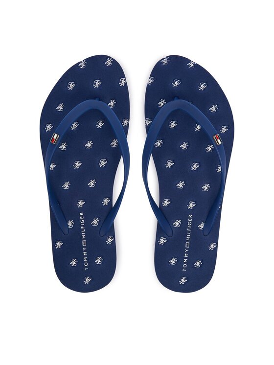 Tommy Hilfiger Джапанки Repeat Logo Platform FW0FW09199