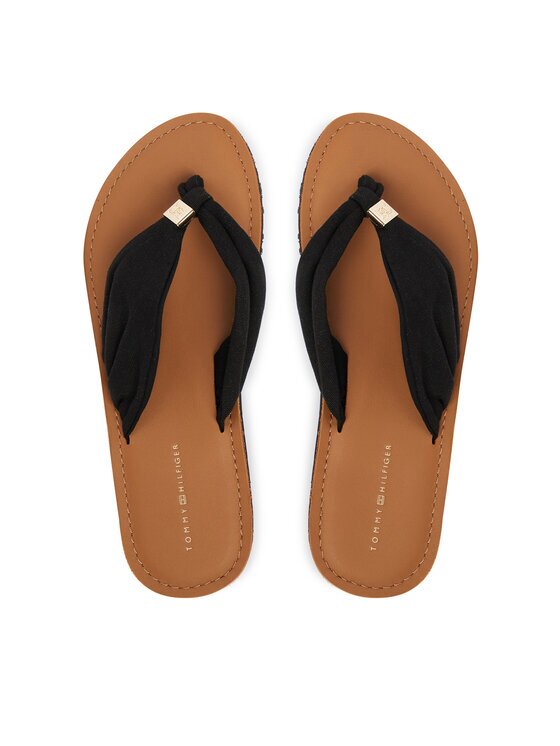 Tommy Hilfiger Джапанки Th Ltr Footbed Summer Sandal FW0FW09194
