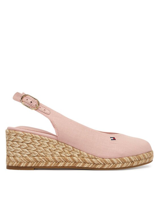 Tommy Hilfiger Еспадрили Mid Wedge Espad Slingback Speck FW0FW09472