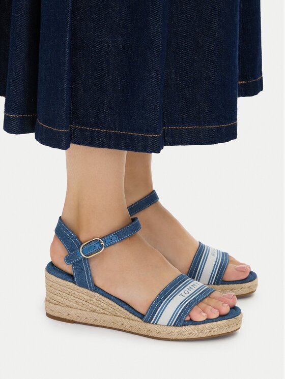 Tommy Hilfiger Еспадрили Mid Wedge Espad Webbing FW0FW09230