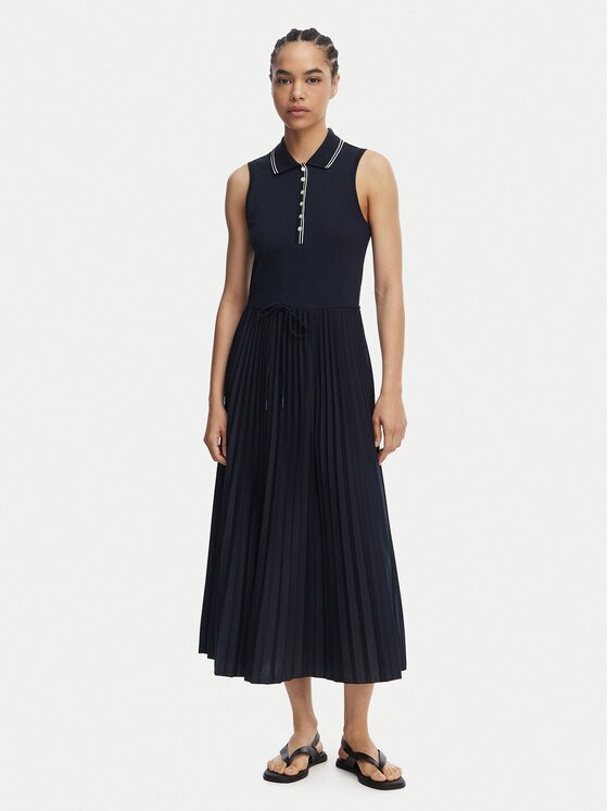 Tommy Hilfiger Ежедневна рокля 1985 Pleated WW0WW49621 Regular Fit