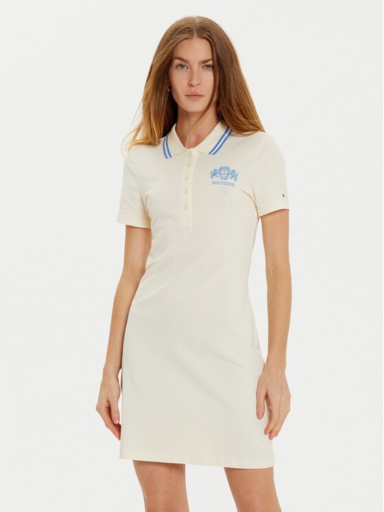 Tommy Hilfiger Ежедневна рокля Varsity WW0WW43841 Slim Fit