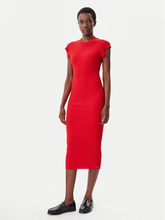 Tommy Hilfiger Ежедневна рокля WW0WW44493 Slim Fit
