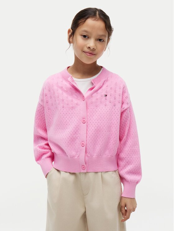Tommy Hilfiger Кардиган Pointelle KG0KG09503 Relaxed Fit