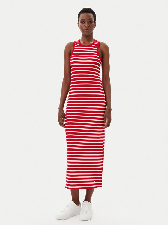 Tommy Hilfiger Лятна рокля WW0WW38838 Slim Fit