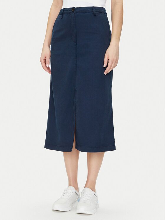 Tommy Hilfiger Миди пола WW0WW44726 Regular Fit
