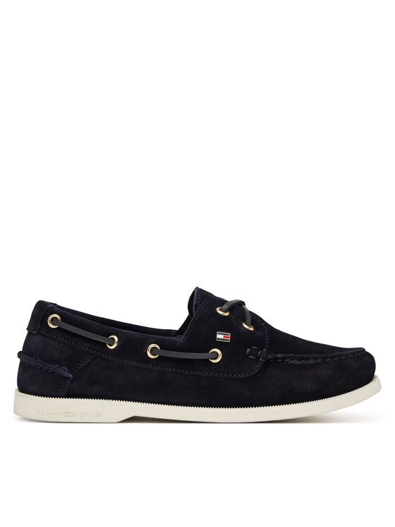 Tommy Hilfiger Мокасини Hilfiger Suede Boat Shoe FW0FW09338