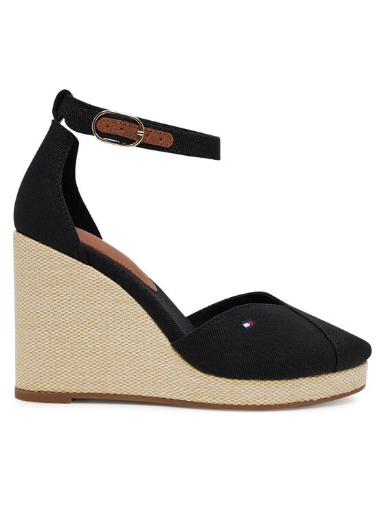 Tommy Hilfiger Обувки Flag High Wedge Espad Closed Toe FW0FW08494