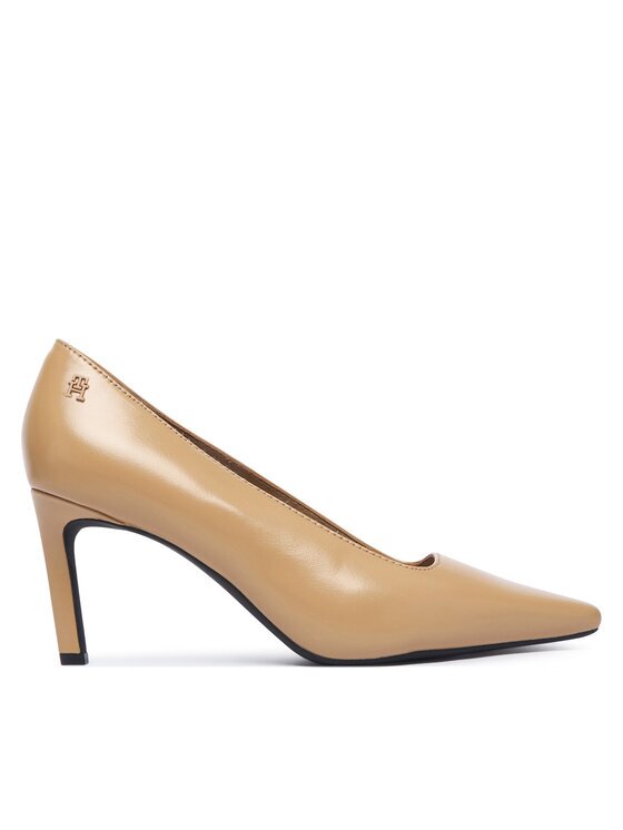 Tommy Hilfiger Обувки на ток Squared Toe High Heel Lth Pump FW0FW09510
